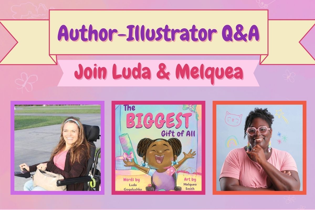 author and illustrator QA banner.
