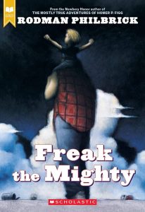 book cover of "freak the mighty."