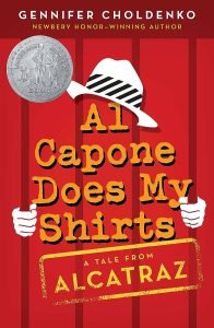 book cover of "al capone does my shirts."