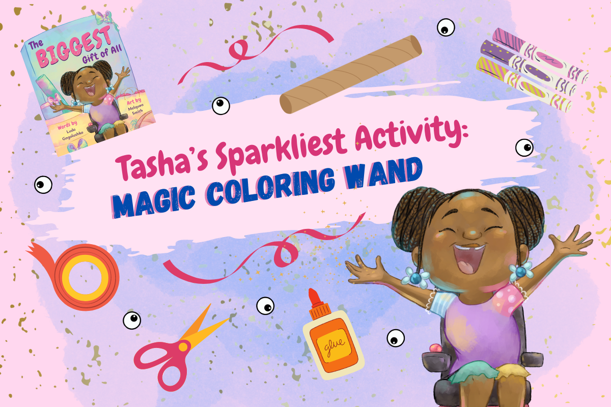 colorful wand activity banner.